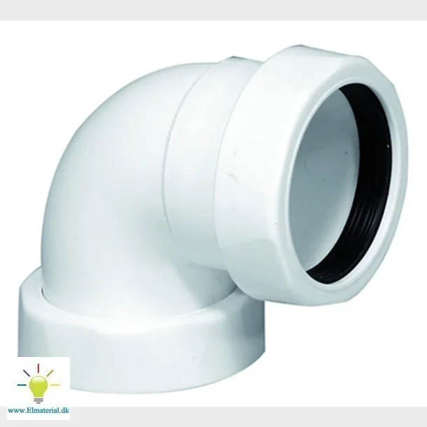 Hvid Aflbsvinkel 1 1/2" X 40Mm