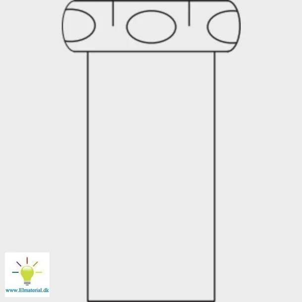 Telesk.Rr Pp Hvid 32X1 1/4X200.