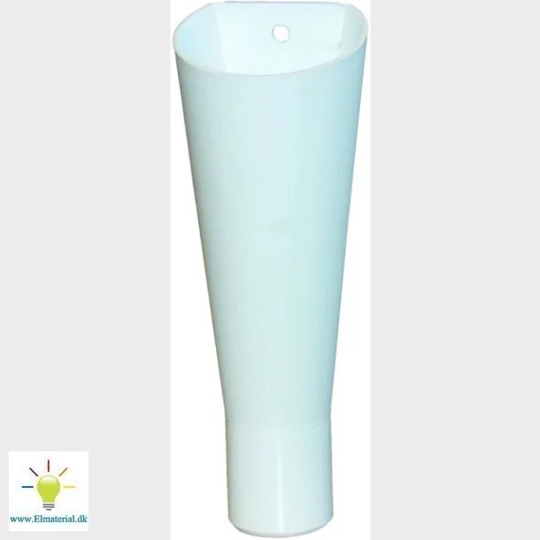 Afl.Tragt Pp Indstik Hvid 32Mm