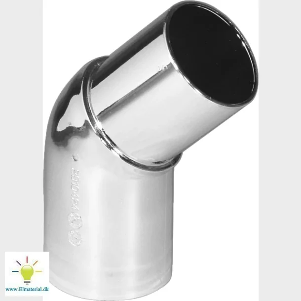 Vinkel 45 Grd 32Mm Indstik/Spids Krom Pp