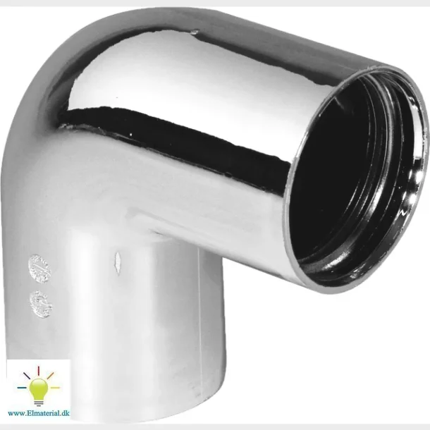 Vinkel 90 Grd 32Mm Indstik Krom Pp