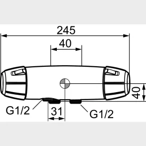 Fmm 9000E Termostatblandare 40 C/C