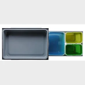 Kildesortering Skinne 1X16L 2X8L + Bakke