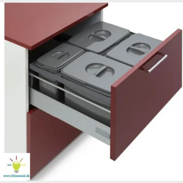 Jazz Affaldssystem 3X12L 1X5L Spande