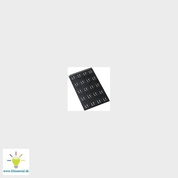 Mrke 16Mm L1 Hvid P Sort