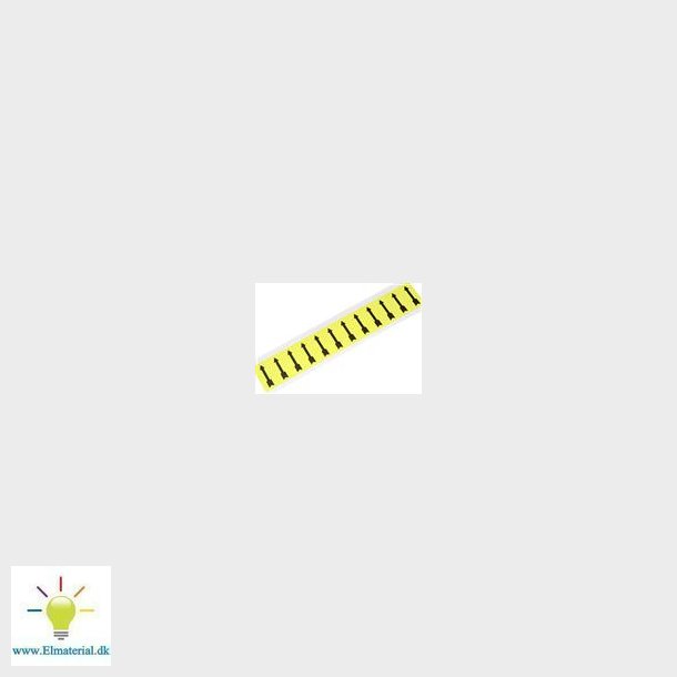 Mrke:Pil 19X38Mm Gul 10X12Stk