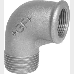 +Gf+ Vinkel Svart Mf/Np 90Gr 3/4X1/2