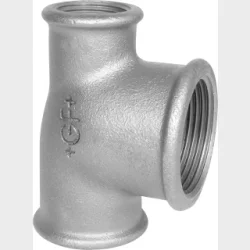 +Gf+ T-Piece Svart 1X1X3/4