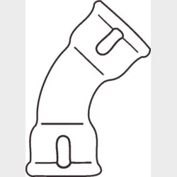 +Gf+ Bjning Galv. Mf/Mf 45Gr 3/4