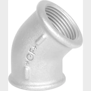 +Gf+ Vinkel Galv. Mf/Mf 45Gr 1 1/4