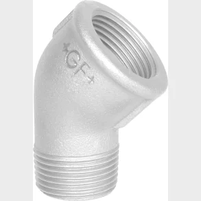 +Gf+ Vinkel Galv. Mf/Np 45Gr 1