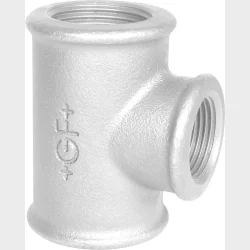 +Gf+ T-Stykke Galv. 1 1/4X1/2