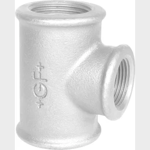 +Gf+ T-Piece Galv. 1 1/2X3/4