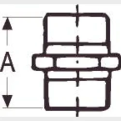 +Gf+ Brystnippel Galv. 1 1/4