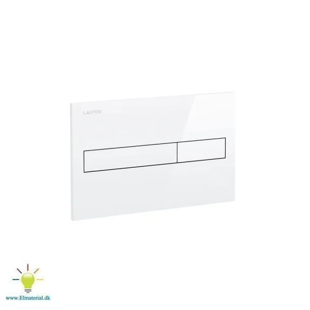 Laufen Trykplade Dobbeltskyl Hvid