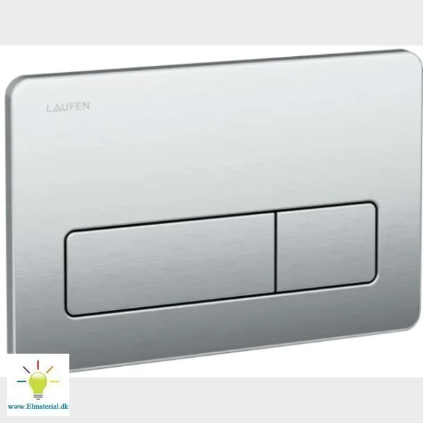 Laufen Trykplade Dobbelt Skyl Rustfri