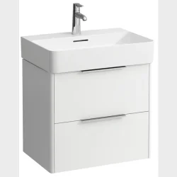 Base 60 Vaskeskab Hvid Med 2 Skuffer