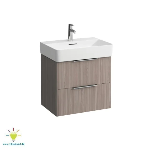 Base 60 Vaskeskab Lys Elm Med 2 Skuffer