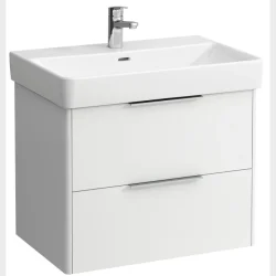 Base 70 Vaskeskab Hvid Med 2 Skuffer