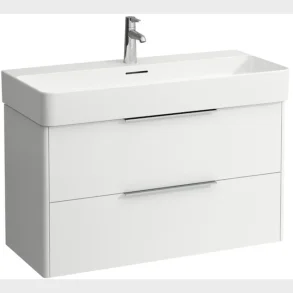 Base 95 Vaskeskab Hvid Med 2 Skuffer