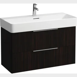 Base 95 Vaskeskab Mrk Elm Med 2 Skuffer