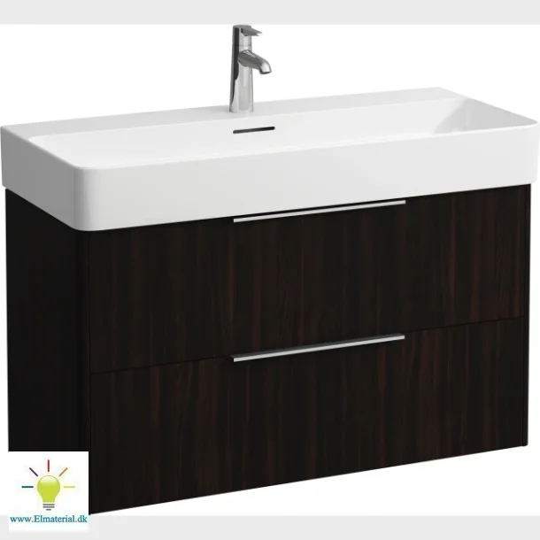 Base 95 Vaskeskab Mrk Elm Med 2 Skuffer