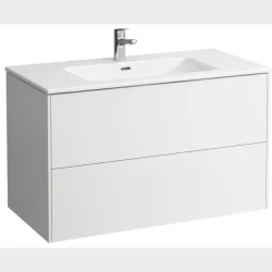 Pro S Hvid Mbelpakke Med Vask 100 Cm