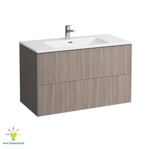 Pro S Lys Elm Mbelpakke Med Vask 100 Cm