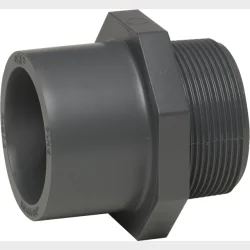 Pvc Overgangsnippel 50 - 1 1/2