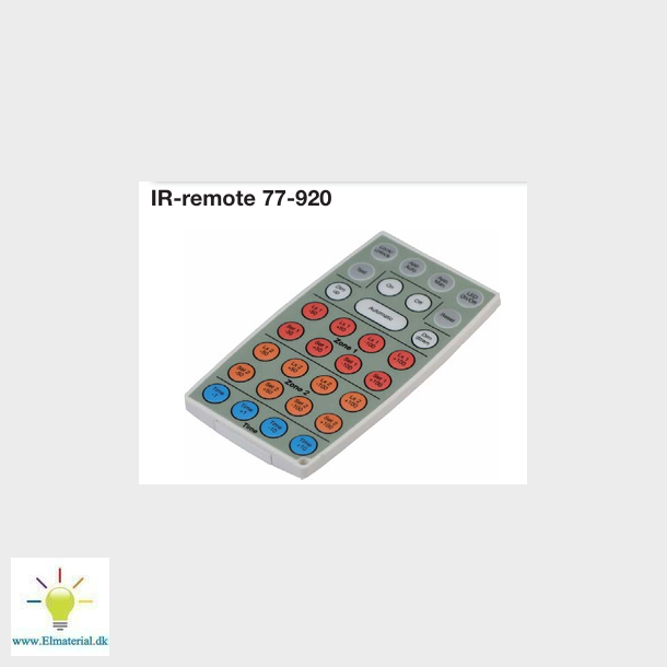 IR remote 77-920 - brugt