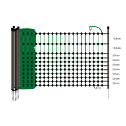 Nethegn til kanine-/hobby, grn 65cm, 25m