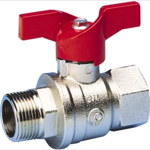 Kulventil T-handtag Mf/Np 3/8