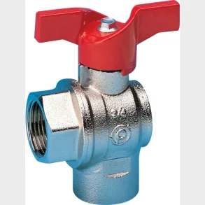 Vinkelkulventil med fullt flde 3/4