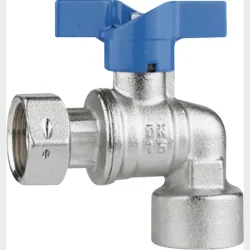 Vinkelkuglehane T Vandmler 3/4X3/4