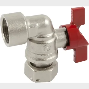 Vinkelkulventil W/Oml T-handtag Rd Dn15
