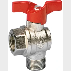 Vinkelkulventil M/N T-handtag 1