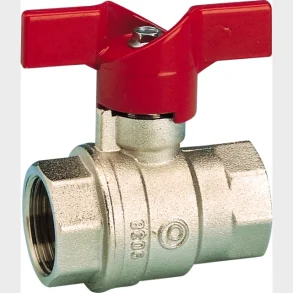 Kulventil Ljus T-handtag Mf/Mf 1 1/4