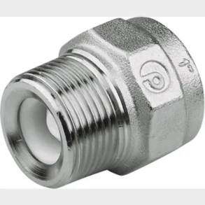 Backventil kort Mf/Np Chrome 1