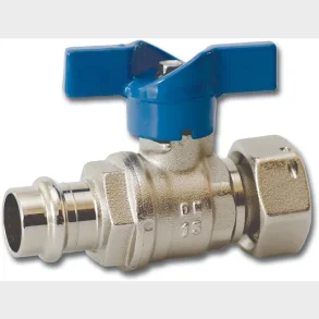 Press Kulventil Press/Union T-handtag Bl