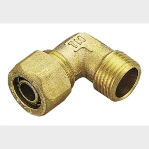 Pex Vinkel W/Nipple 18Mmx3/4