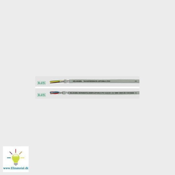 Multikabel Feedback kabel- C-PVC 4X2X0,25+2X1 afml