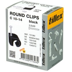 Clips 10-14/30Mm-100 Sort