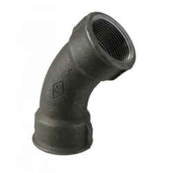 Vinkel Svart Mf/Mf 45Gr 1 1/2