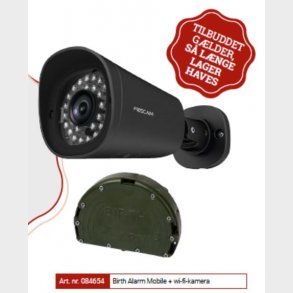 Fdelsalarm Mobil + WiFi-kamera