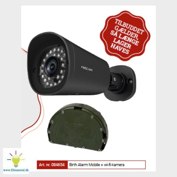 Birth Alarm Mobile + WiFi Kamera