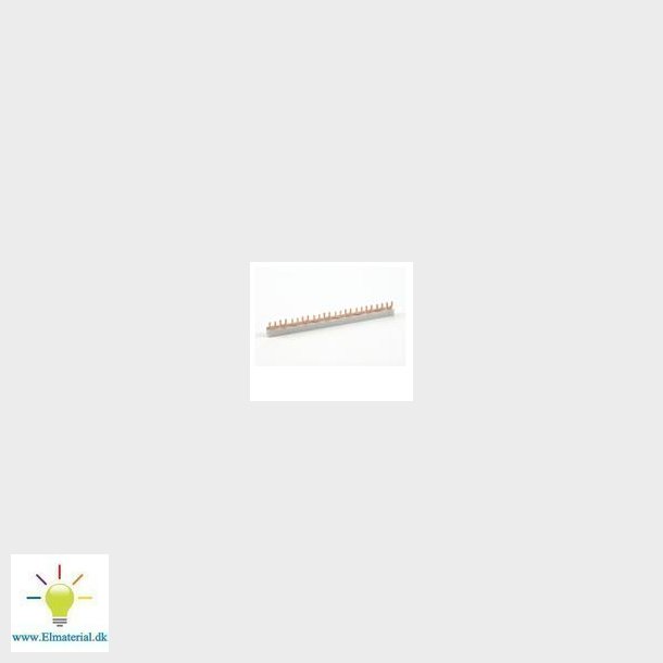 Sljfeskinne, 1P, 100 A, 6 Enheder