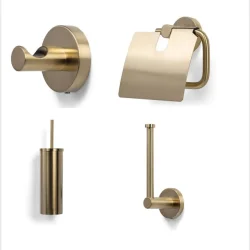 Toiletst Bundle Brstet Guld