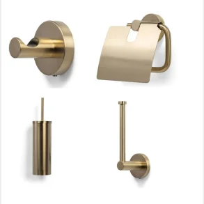 Toalettset Bunt Borstat guld