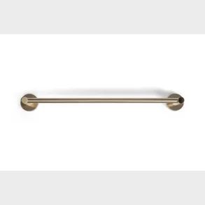 Enkelt H�ndkl�destang 60 Cm B�rstet Guld