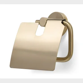 Toiletrulleholder M/L�g B�rstet Guld